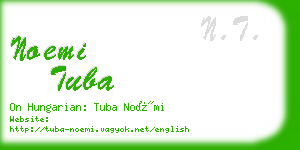 noemi tuba business card